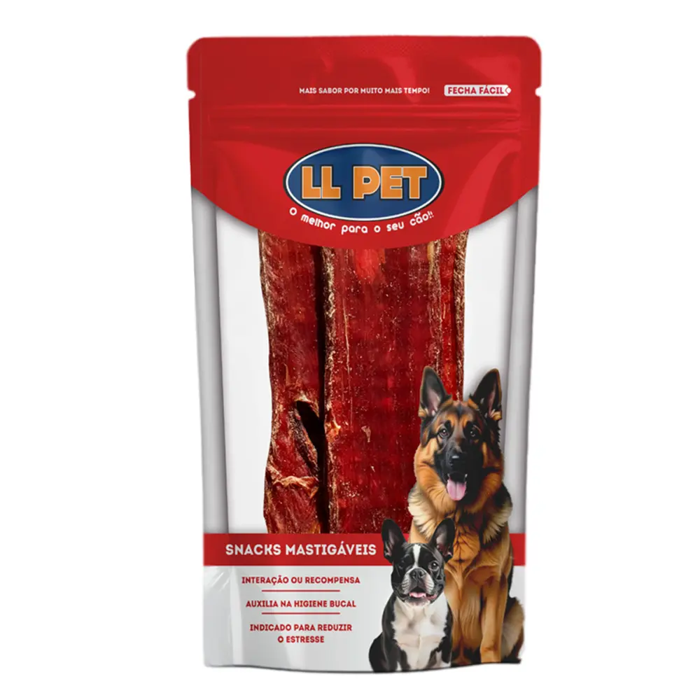 Petisco Chips Bovino para Cães LL Pet